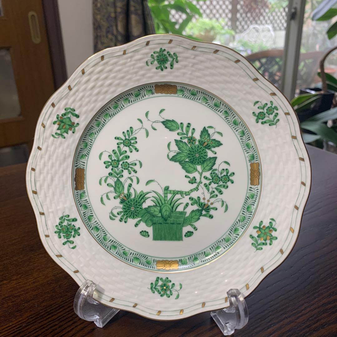 美品☆ヘレンド ①インドの華 19cmプレート