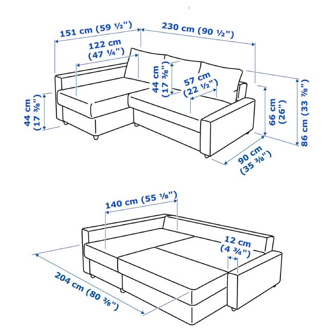 【6/28まで限定】IKEA フリーヘーテン　ソファ