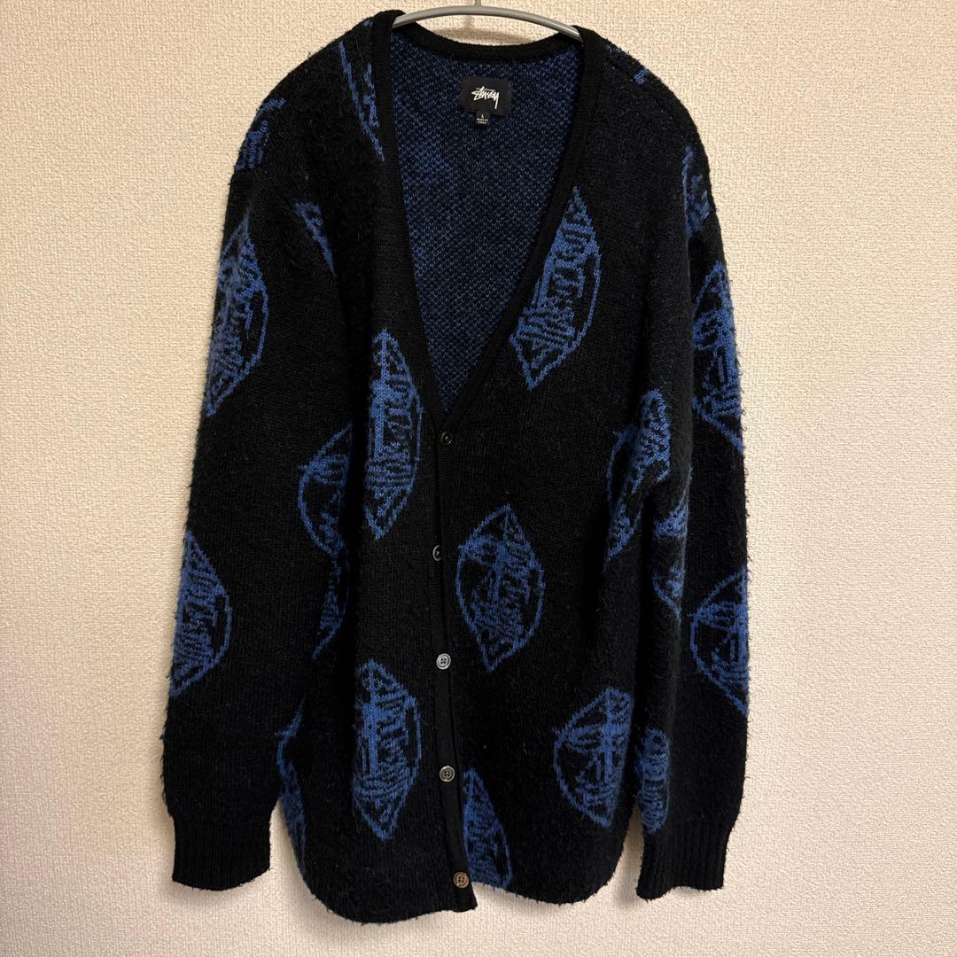 トップス Stussy Mohair Mask Cardigan