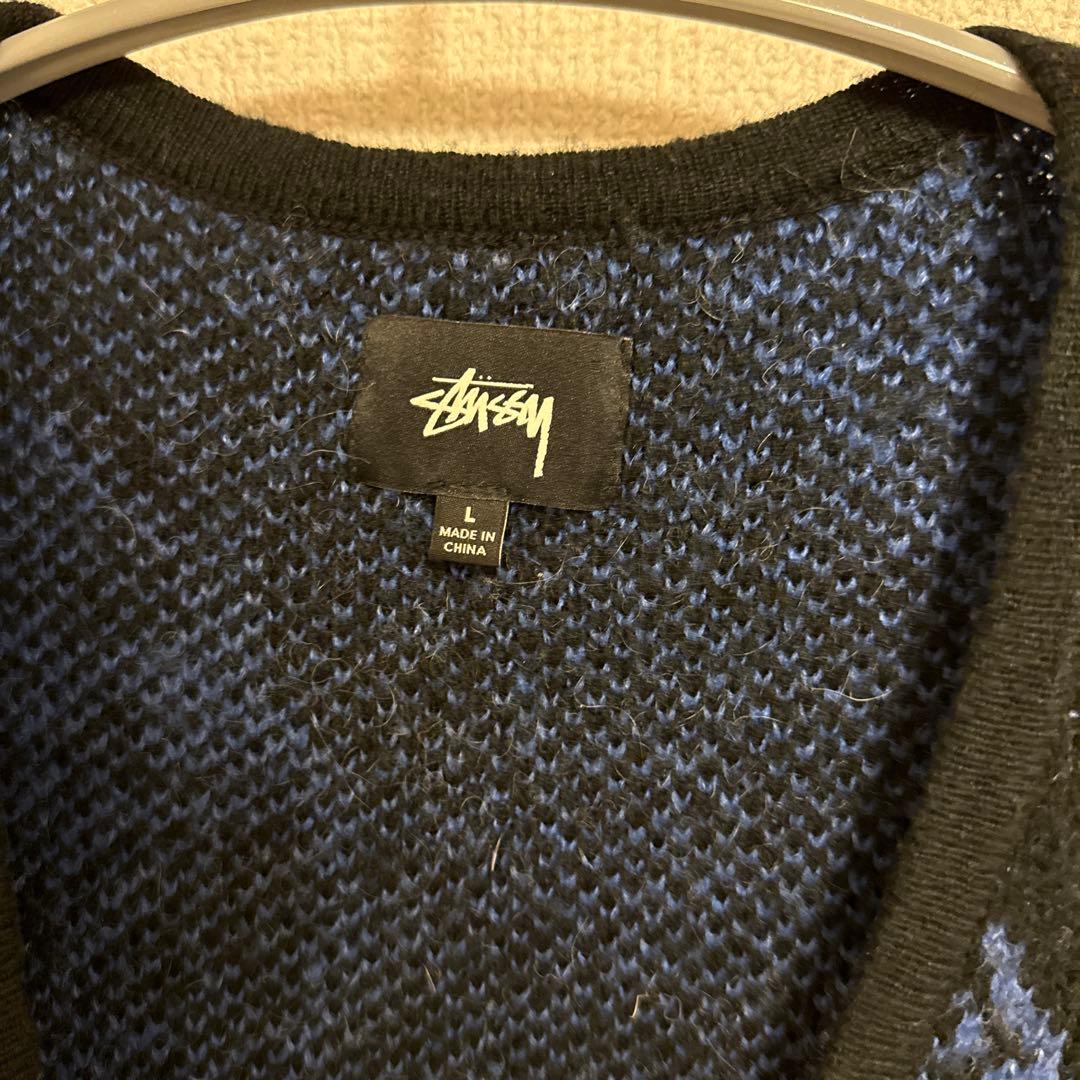 トップス Stussy Mohair Mask Cardigan