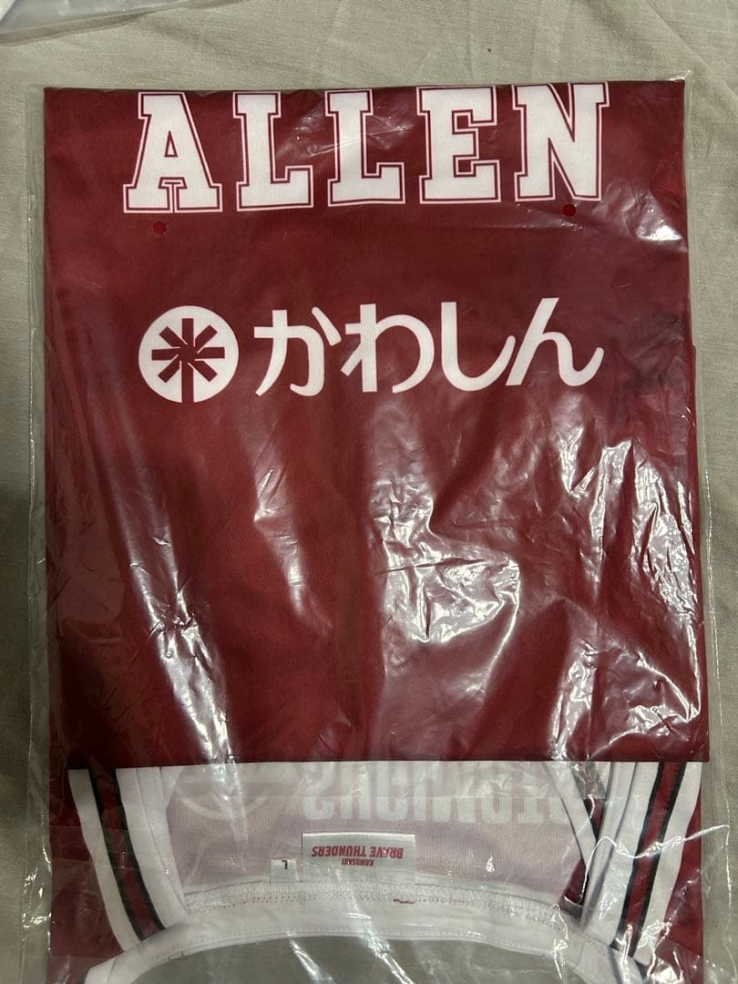 2025-2026年　川崎ブレイブサンダース　アレン選手ユニフォーム