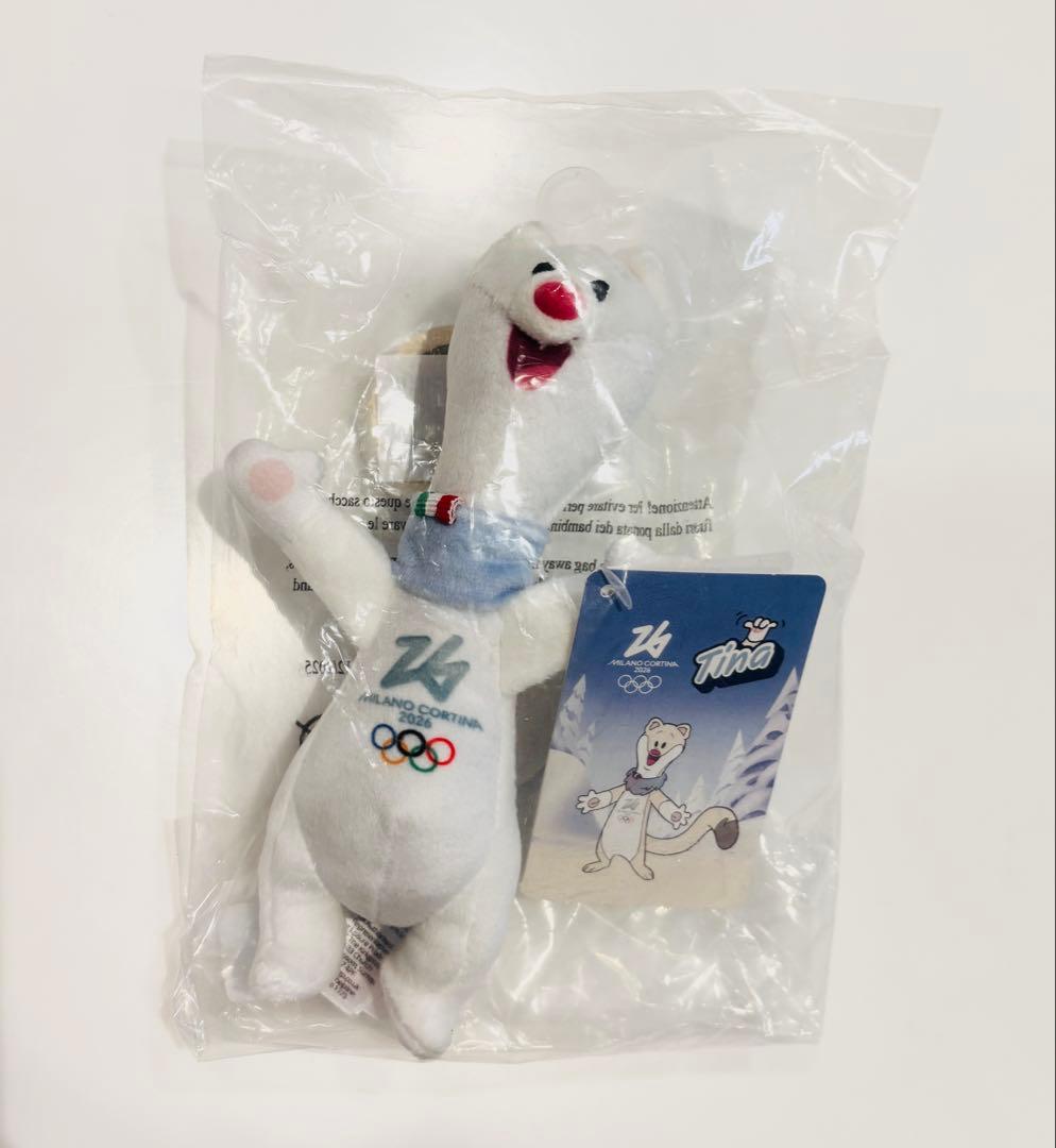2026 ミラノ オリンピック マスコット ぬいぐるみ Tinaティナ 18cm