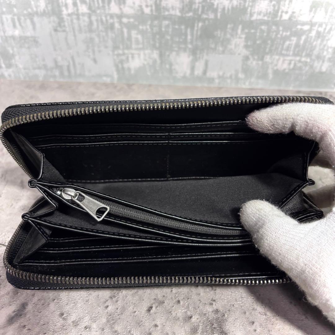 【まさやん！】DIESEL ディーゼル 長財布 ラウンドジップ ブラック