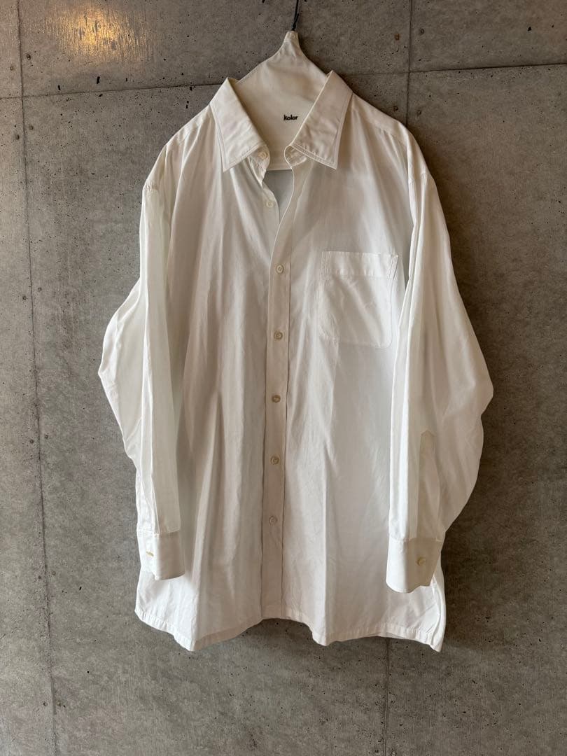 Charvet シャルべ フランス製 ポプリンドレスシャツ ホワイト 42