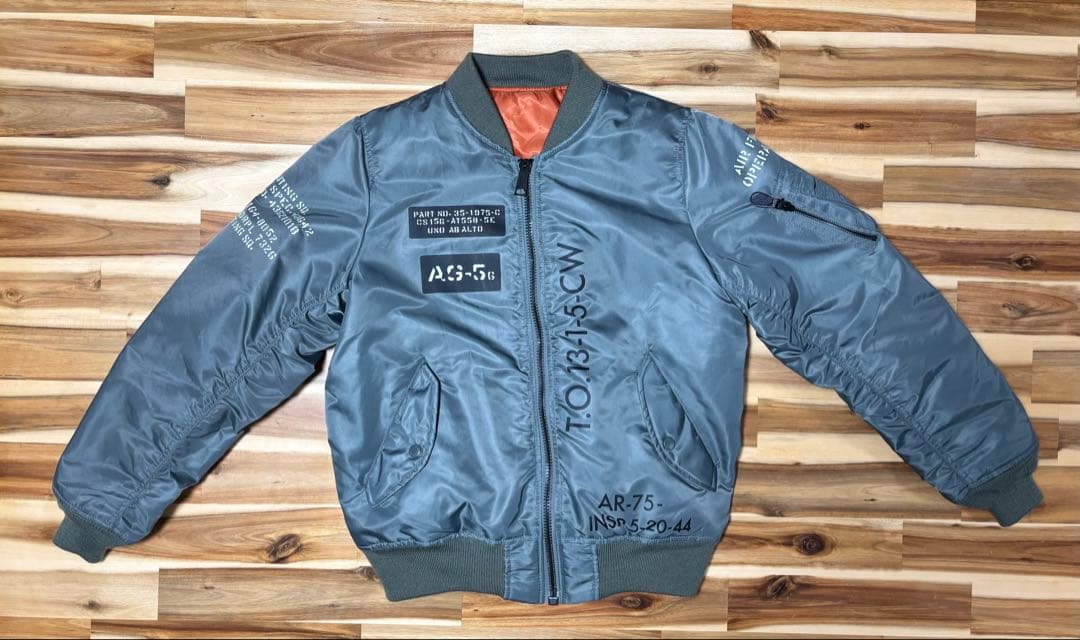 AVIREX MA-1 REBUILD フライトジャケット ステンシル M