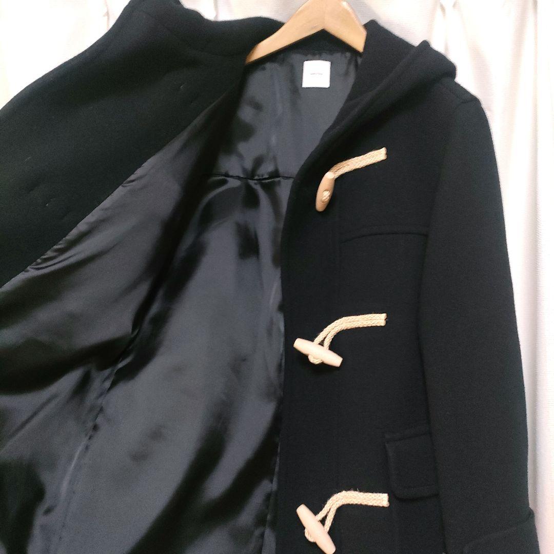 【美品】スピック＆スパン パイルウールダッフルコート 38