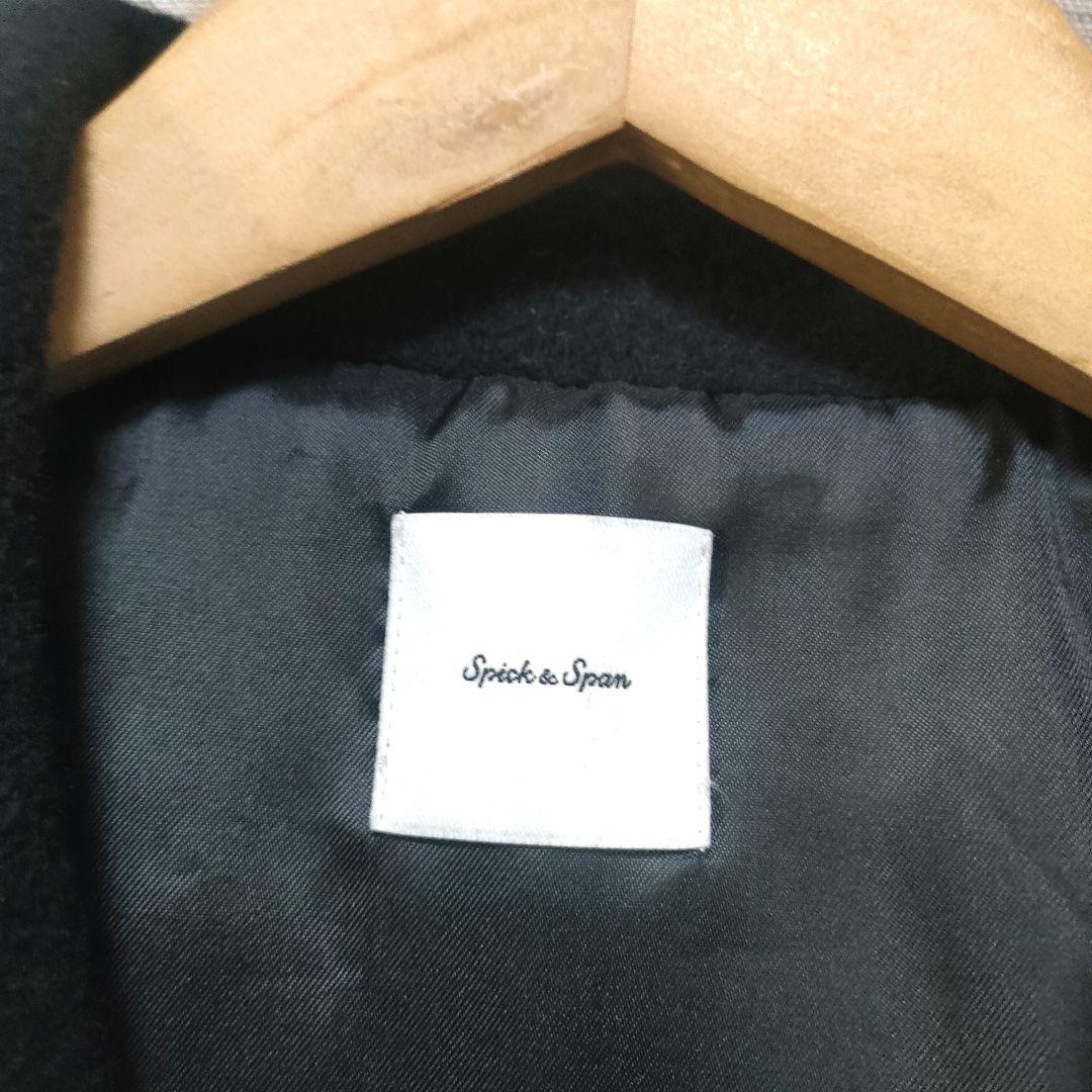 【美品】スピック＆スパン パイルウールダッフルコート 38