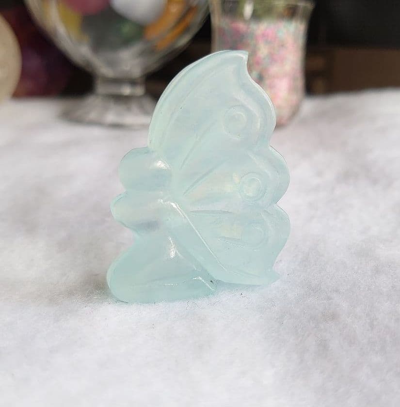 ★アクアマリン　妖精　置物　素敵な逸品