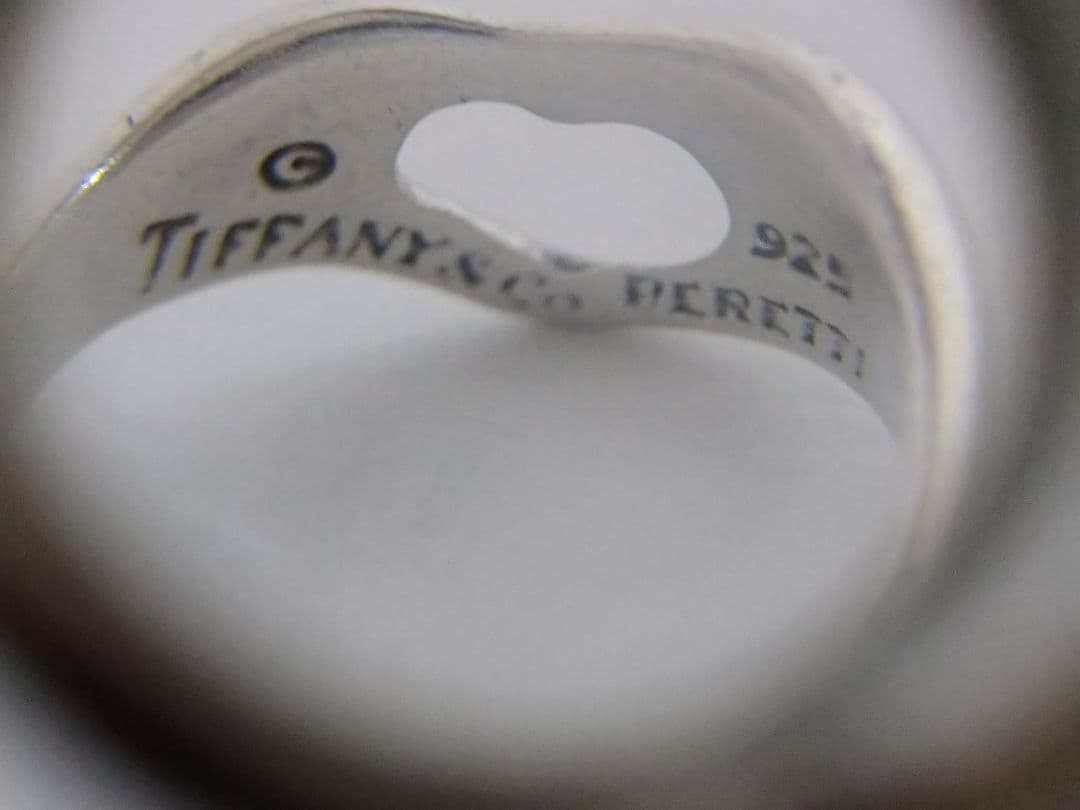 ティファニー　TIFFANY　オープンハート　リング　指輪　約11.5号