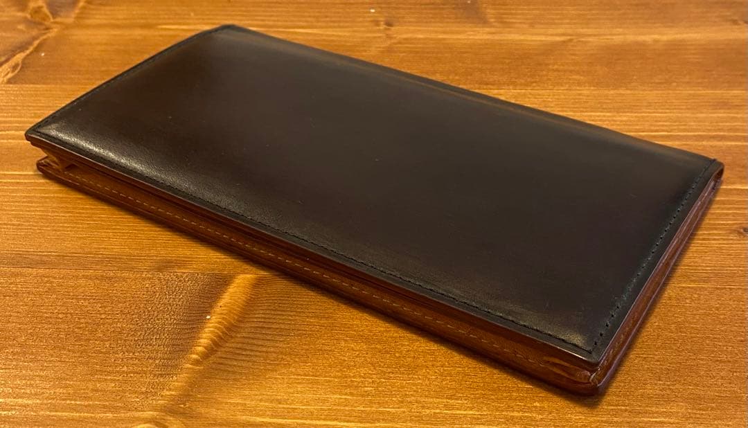 美品　GANZO ガンゾ　長財布　コードバン　（箱付き）日本製