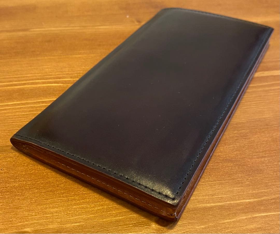 美品　GANZO ガンゾ　長財布　コードバン　（箱付き）日本製