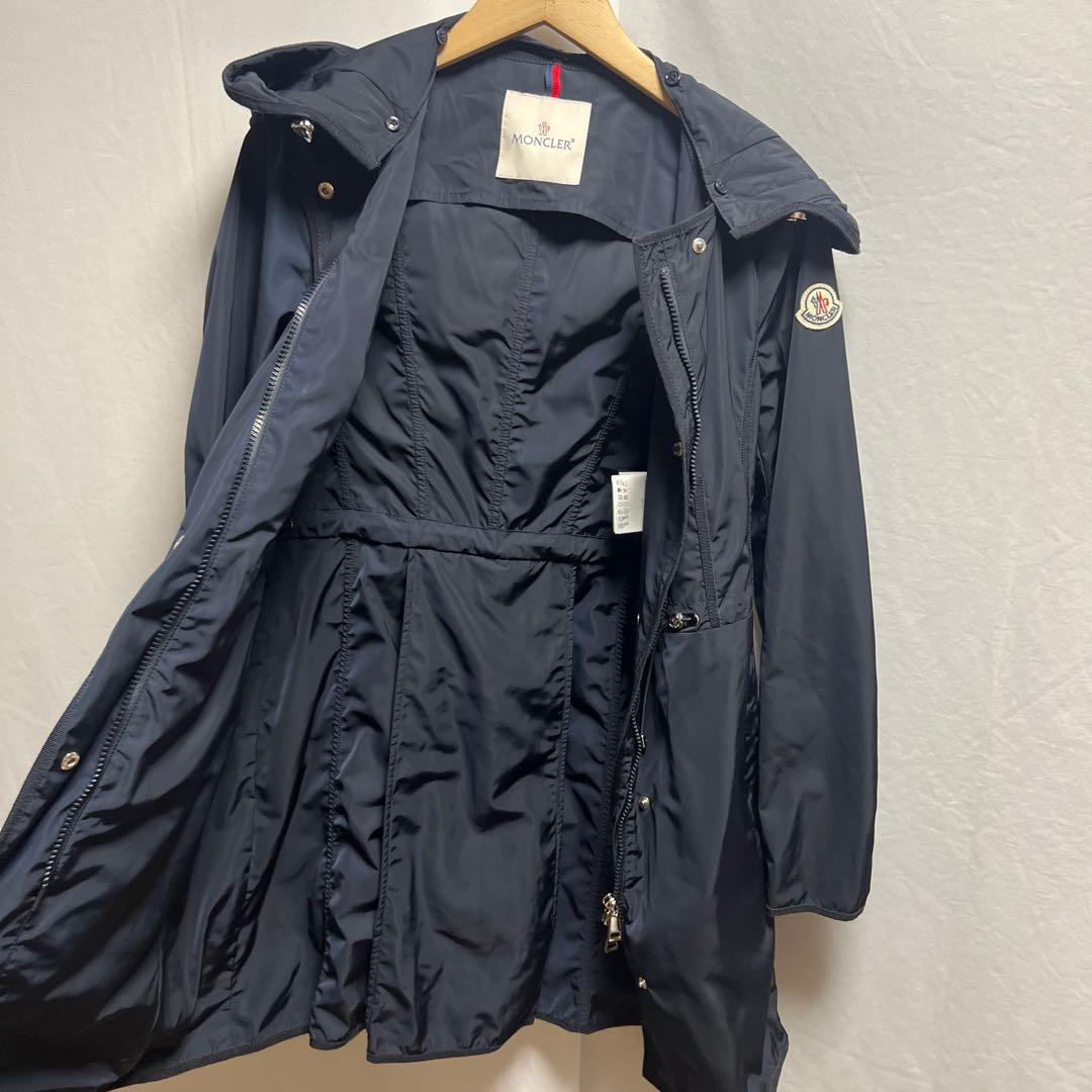 MONCLER モンクレール　ANTHEMIS ナイロンコート　ネイビー　0