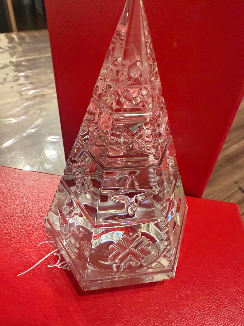 Baccarat バカラ　クリアクリスマスツリー　希少