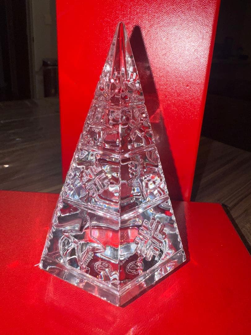 Baccarat バカラ　クリアクリスマスツリー　希少