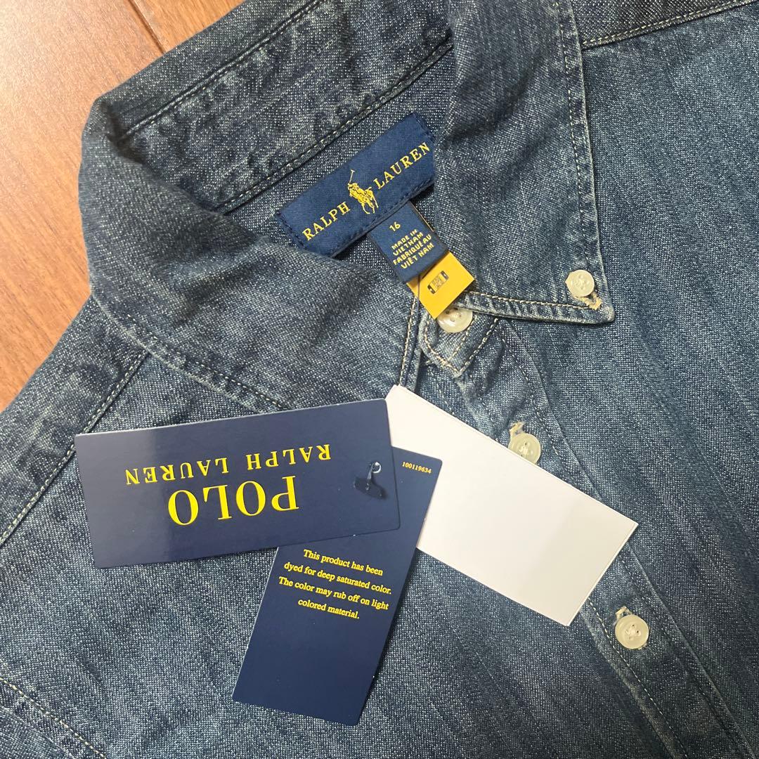 POLO RALPH LAUREN デニムシャツワンピース