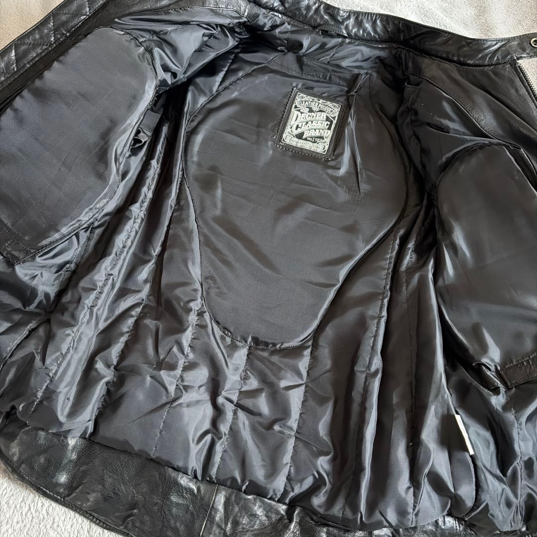 DEGNER ブラックレザージャケット