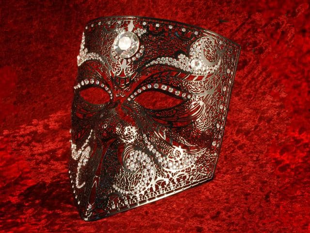 ベネチアンマスク　Bauta Ducale Black