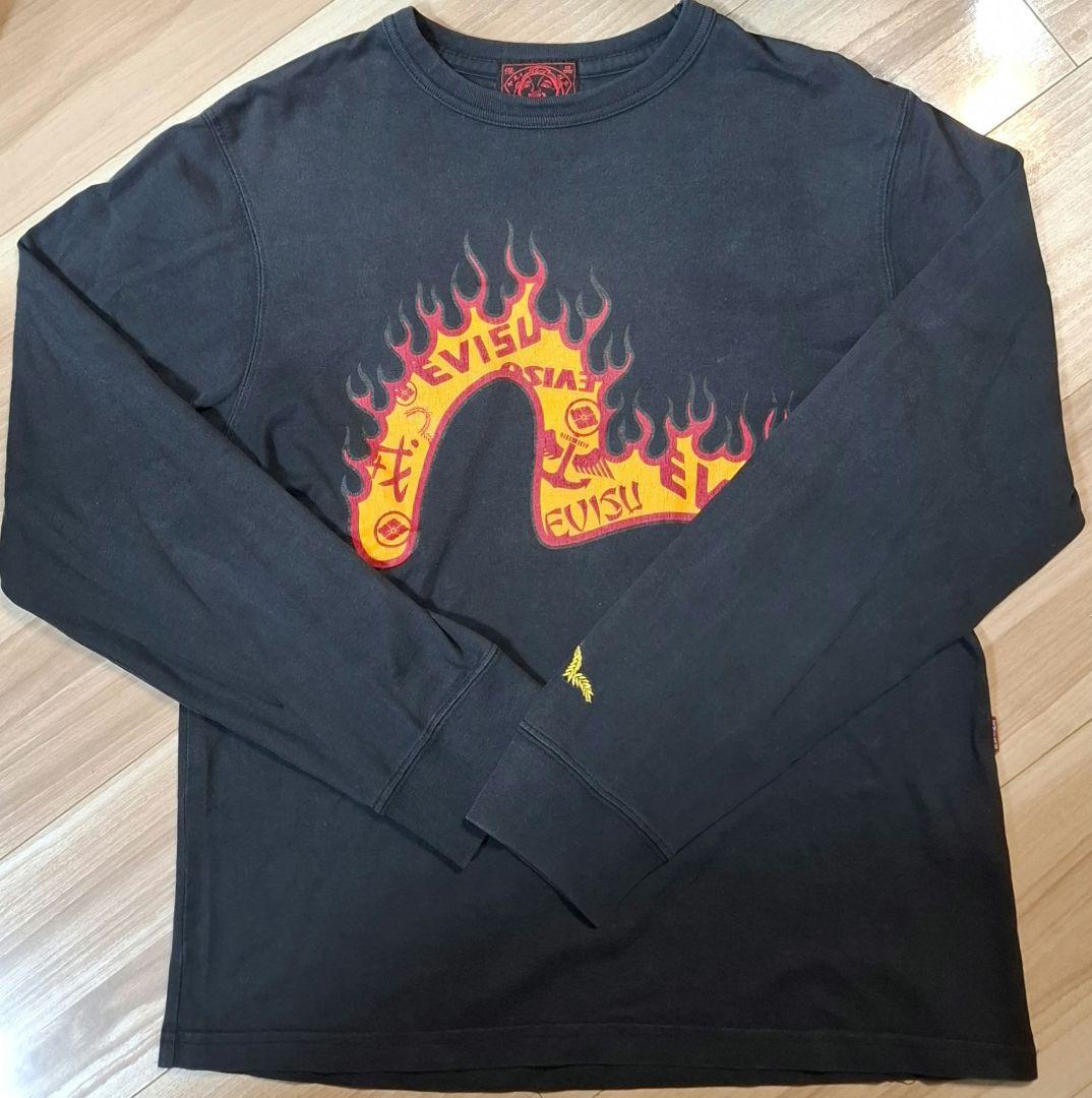 EVISU エヴィス ロンT 38 　ブラック