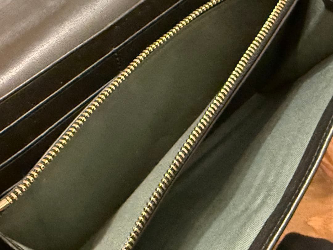 OLD BVLGARI ブラックレザー 長財布