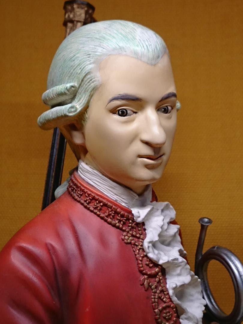 ビンテージ　音楽家　モーツァルト　置物　インテリア　工芸品　美術品　A1453