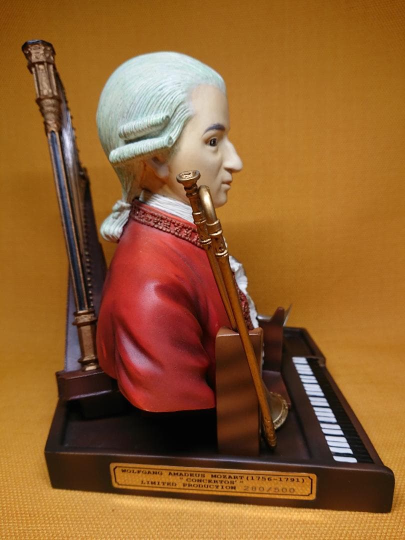 ビンテージ　音楽家　モーツァルト　置物　インテリア　工芸品　美術品　A1453
