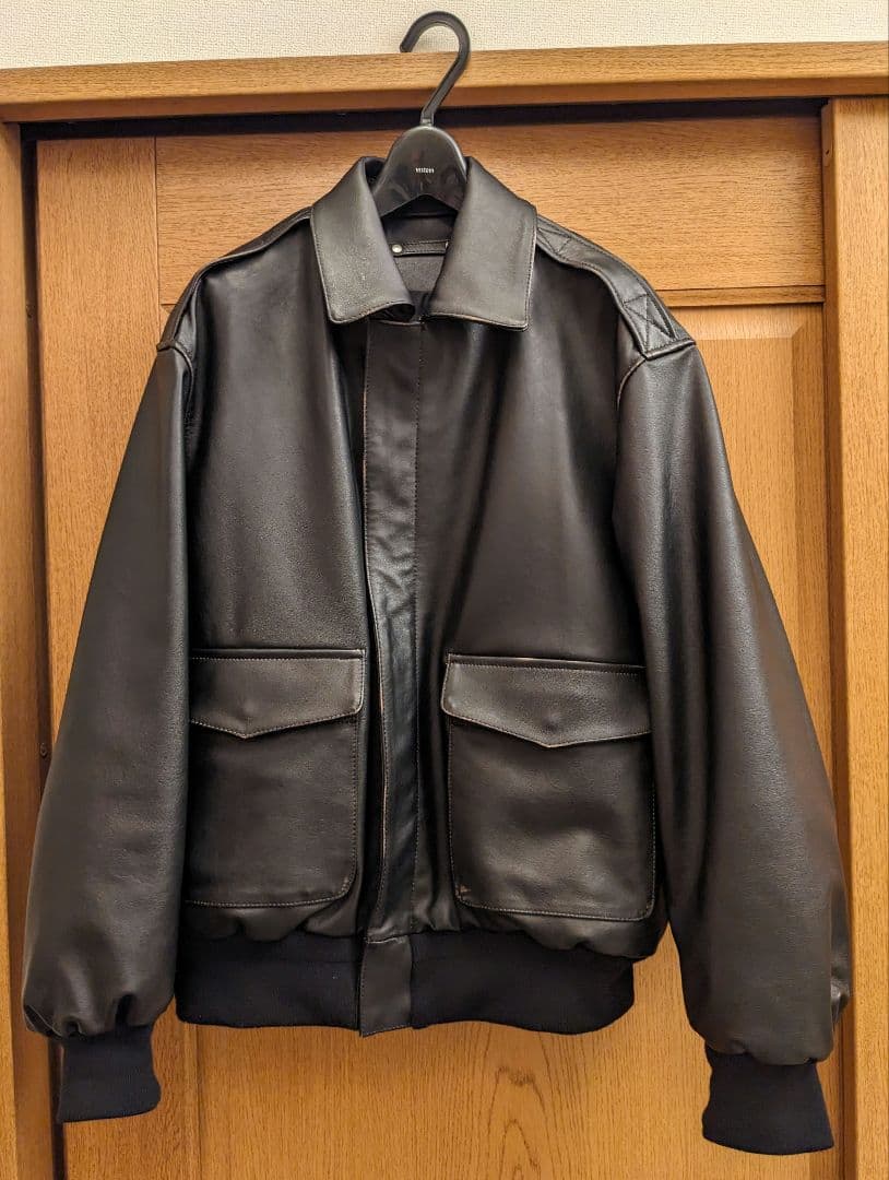 ジャケット・アウター stein COW LEATHER VINTAGE FLIGHT JACKET