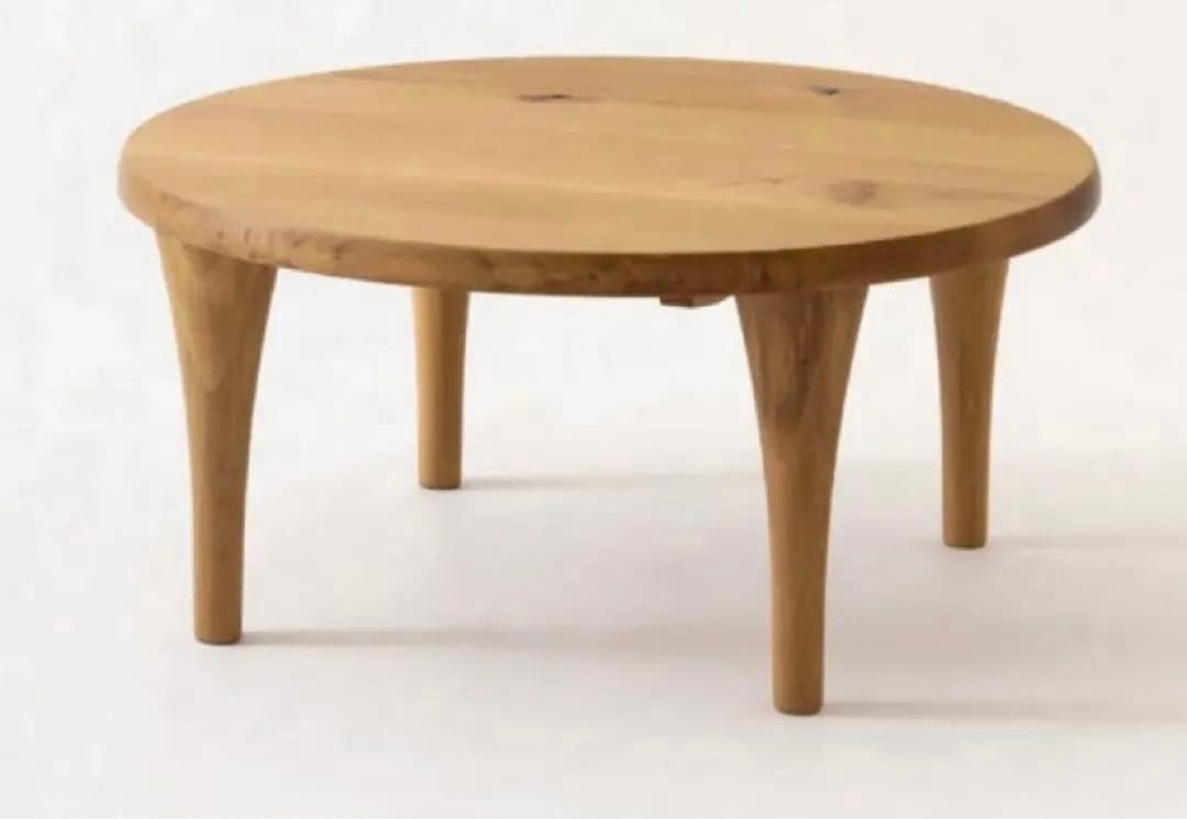 値下げ不可　飛騨産業　森のことば 円形リビングテーブル　円型　丸型