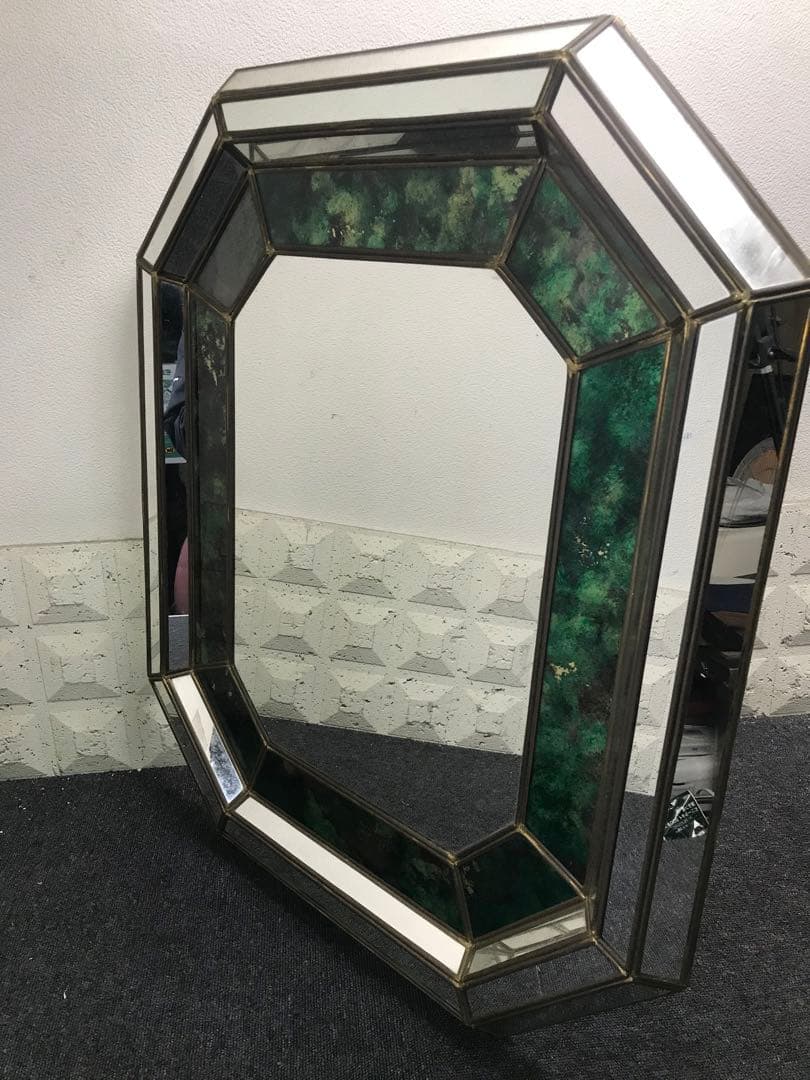 壁掛け　鏡　ミラー　アンティーク　ウォールミラー