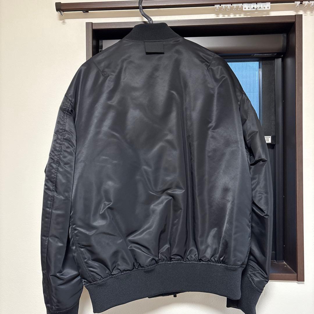 ブラック MA-1 フライトジャケット　UNIQLO × Jil sander