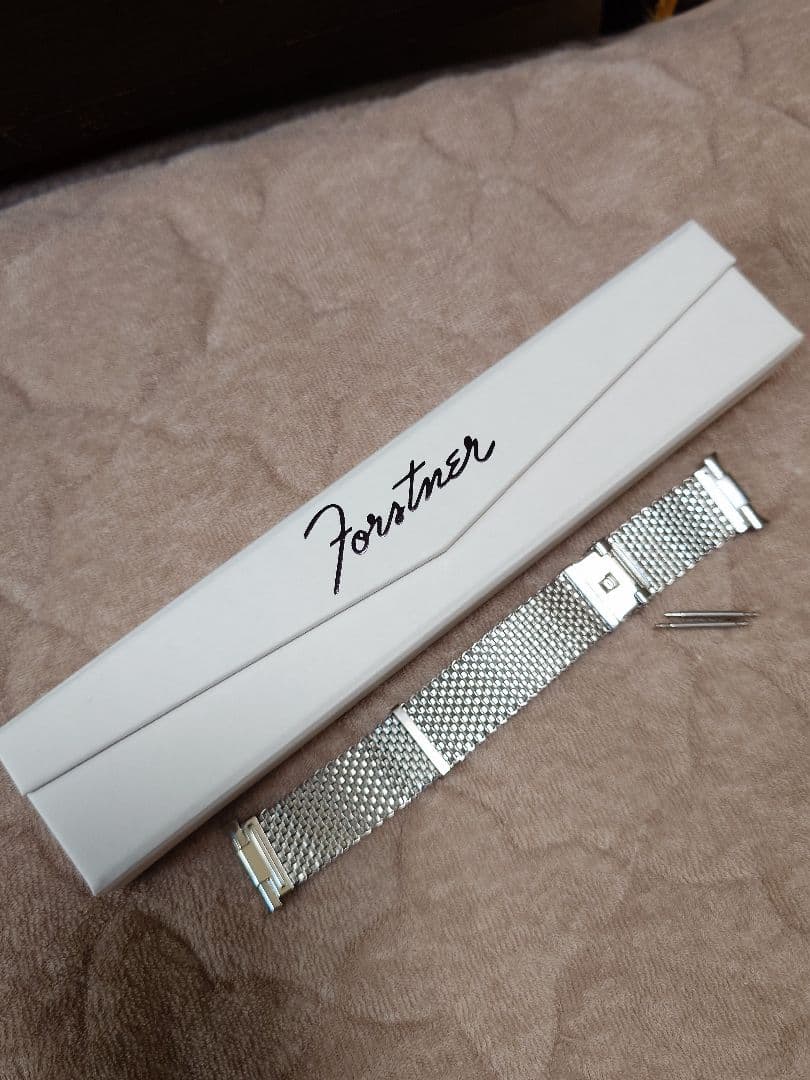 時計ベルト メッシュ ブレスレット Forstner Komfit フォースナー