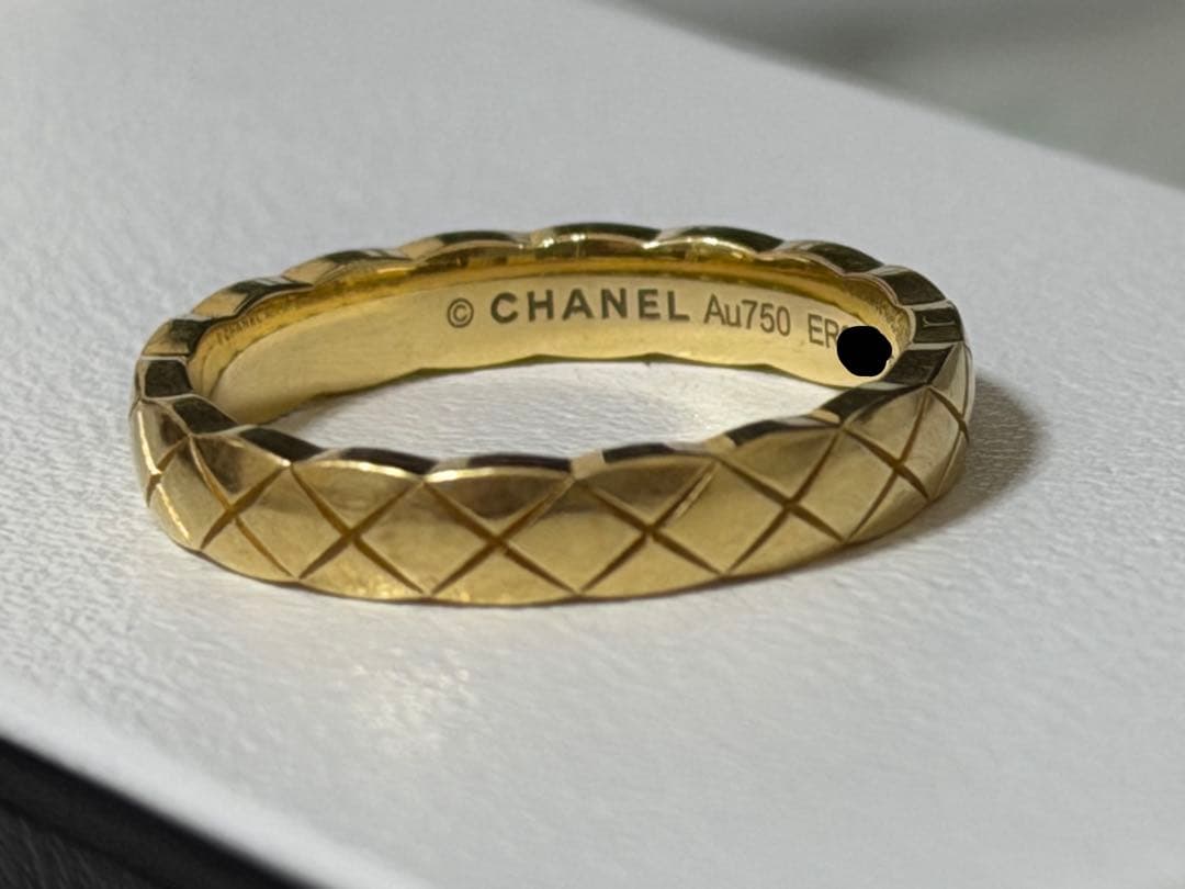 CHANEL リング ココクラッシュ YG イエローゴールド ミニ J11794