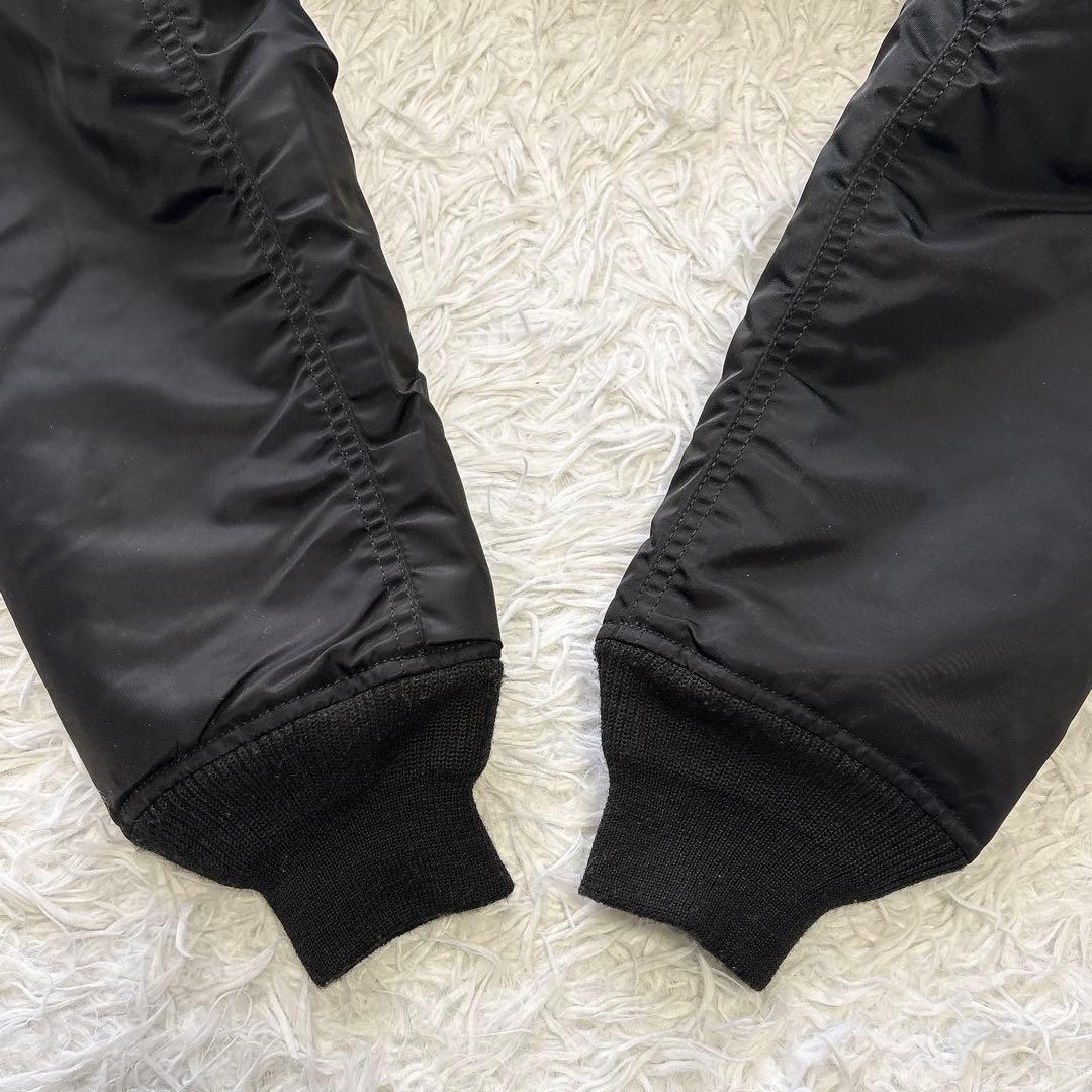 美品✨AVIREX MA-1 フライトジャケット リバーシブル ブラック L