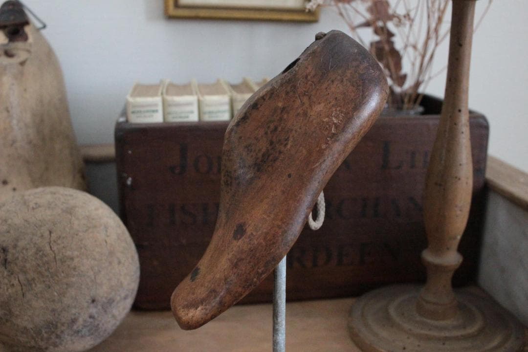 フランスアンティーク木製シューモールドオブジェ/24