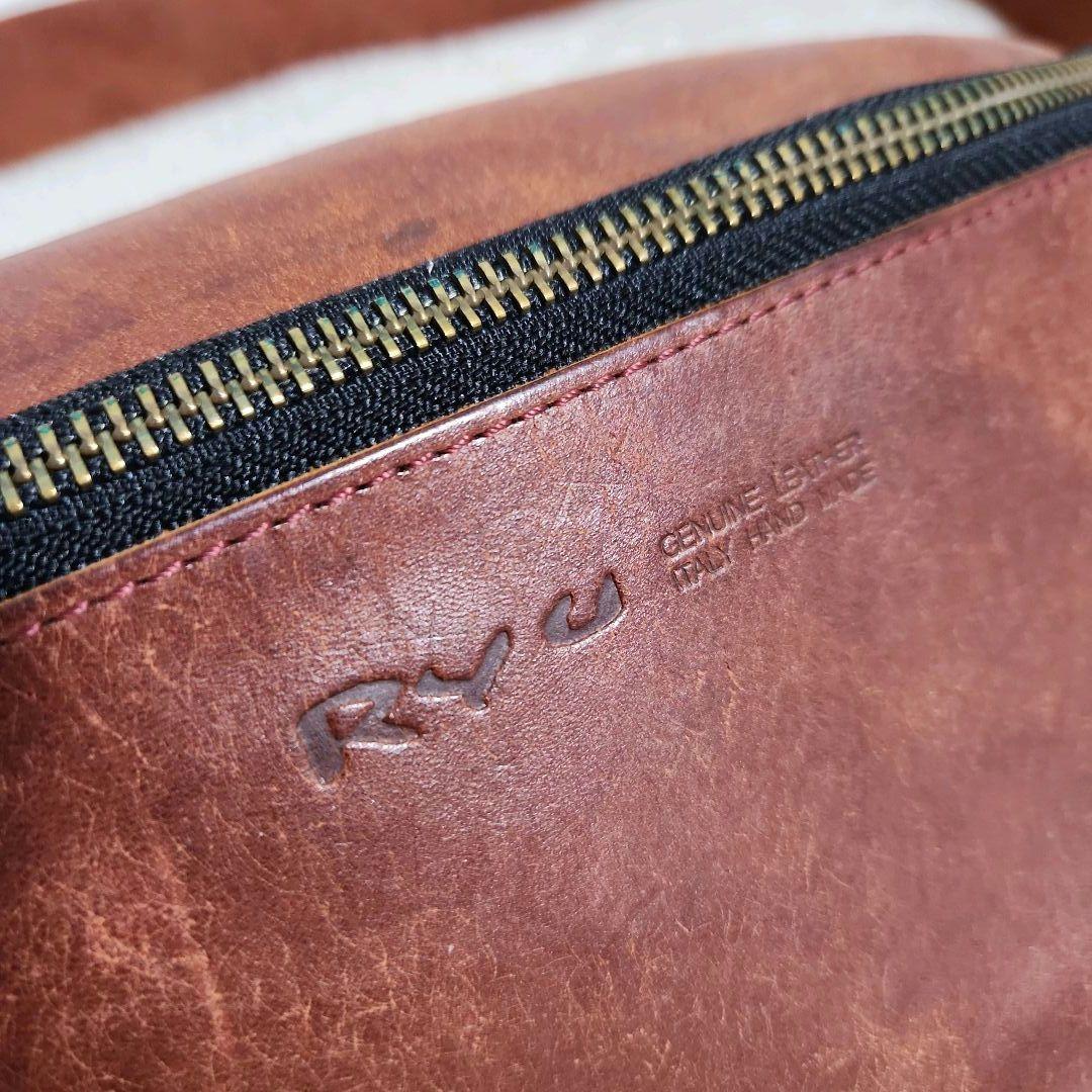 【美品】RYU レザー ボディバッグ 本革 生産終了品