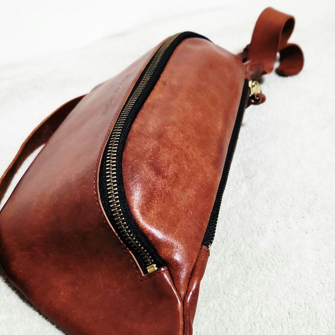 【美品】RYU レザー ボディバッグ 本革 生産終了品