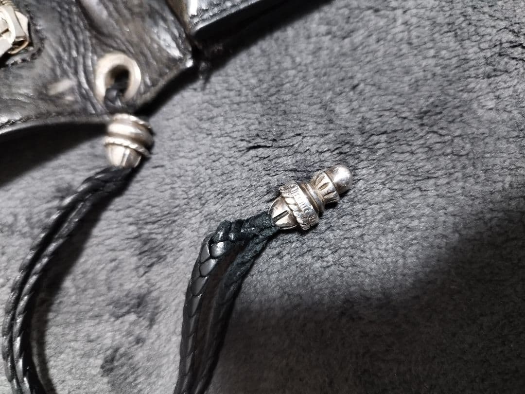 クロムハーツ　2zipウォレット　ストラップ　原本付き