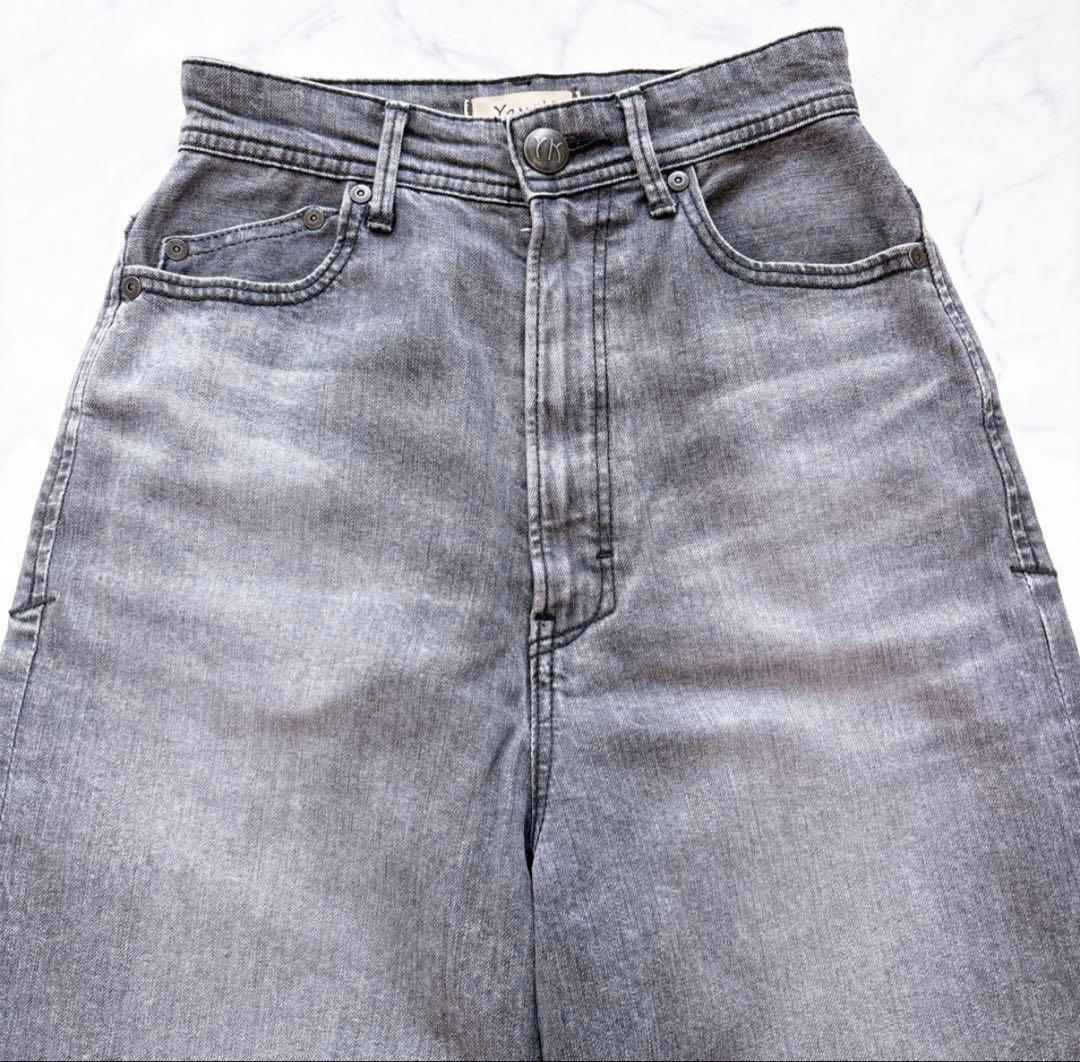 【美品】YANUK ヤヌーク ルーズストレート JOAN ジョーン 22