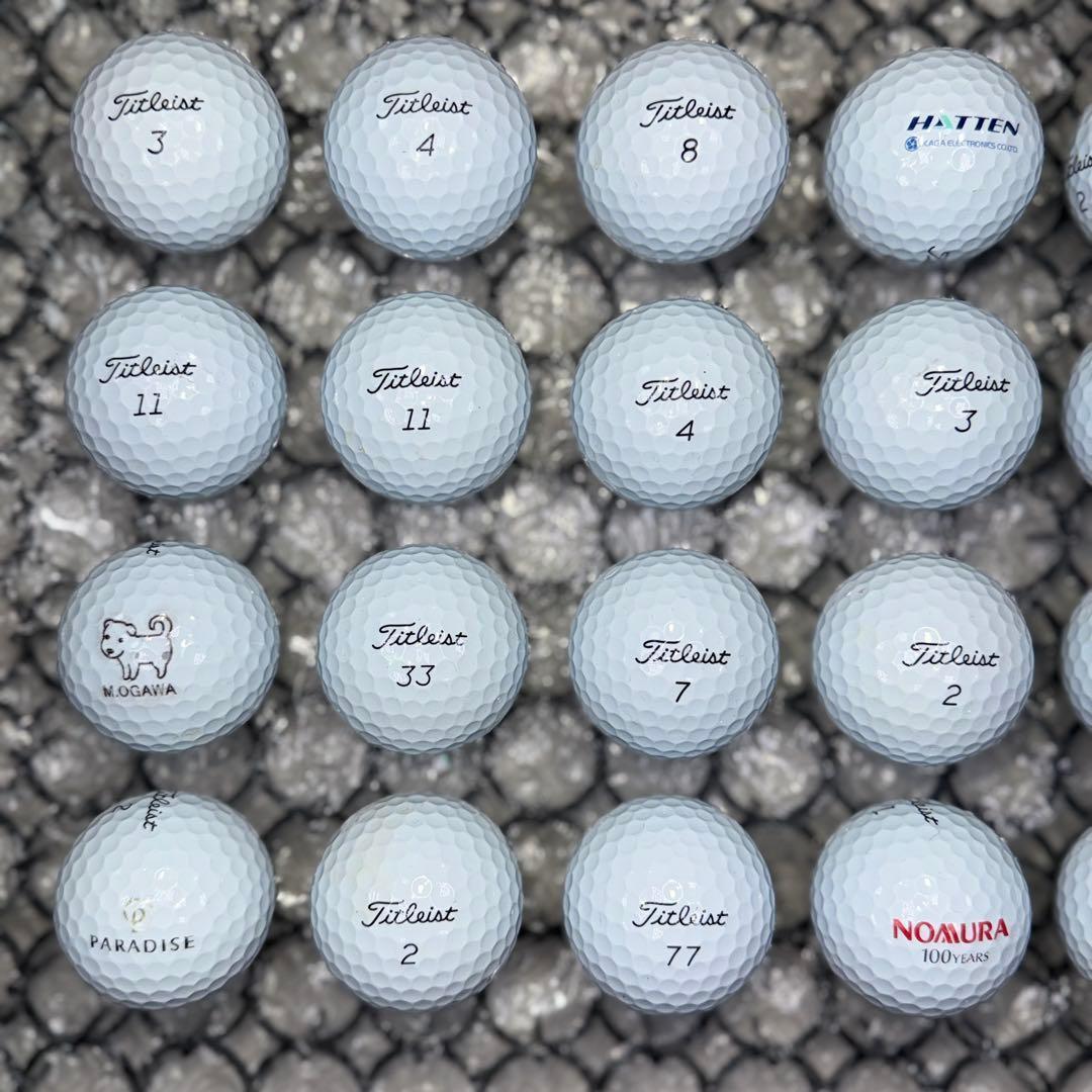 ロストボール タイトリスト pro v1 20球 Sランク 48 おまけtee付