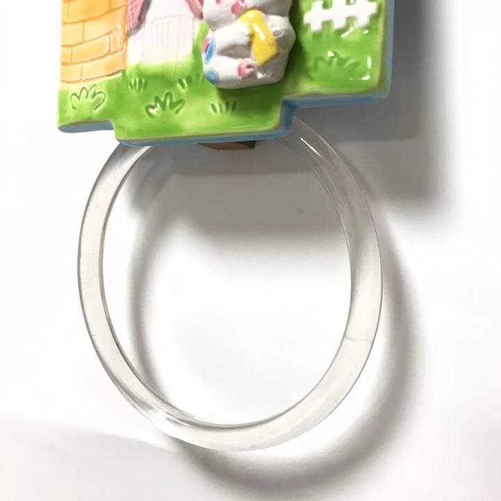 美品●昭和レトロ清里ミルクポットご当地お土産陶器製ファンシーグッズタオル掛け清里