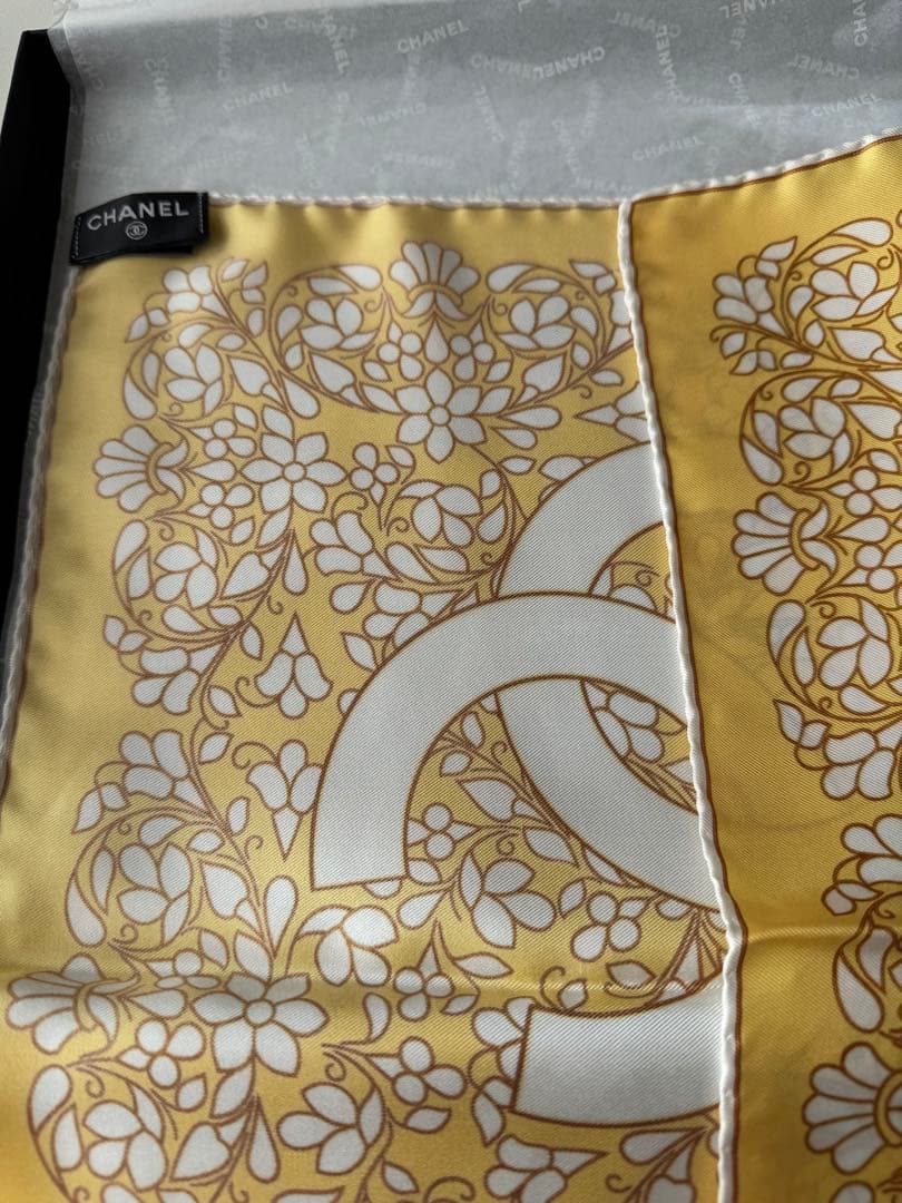 CHANEL シルクスカーフ LAGO DI COMO