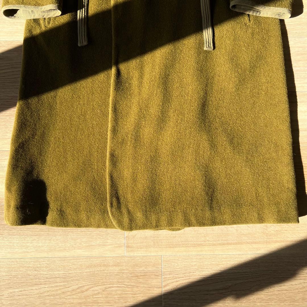 1990FW Giorgio Armani ノーカラー アルパカ ウール コート