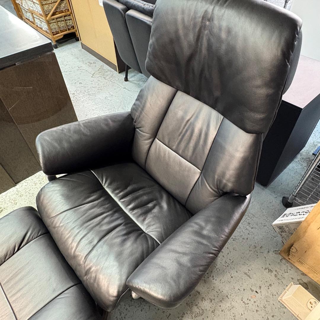 EKORNES エコーネス ストレスレスチェア & オットマンセット 本革