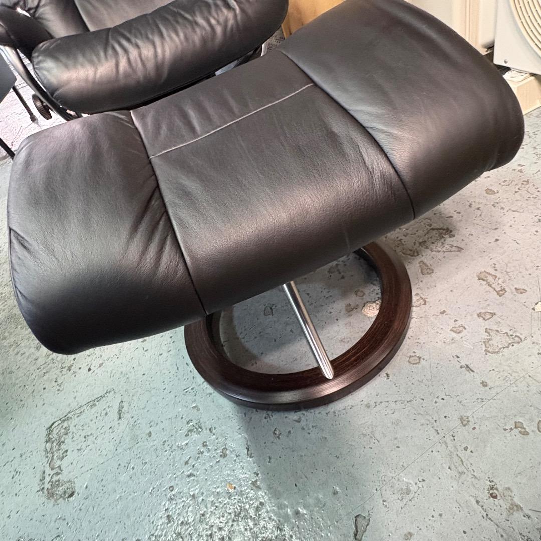 EKORNES エコーネス ストレスレスチェア & オットマンセット 本革
