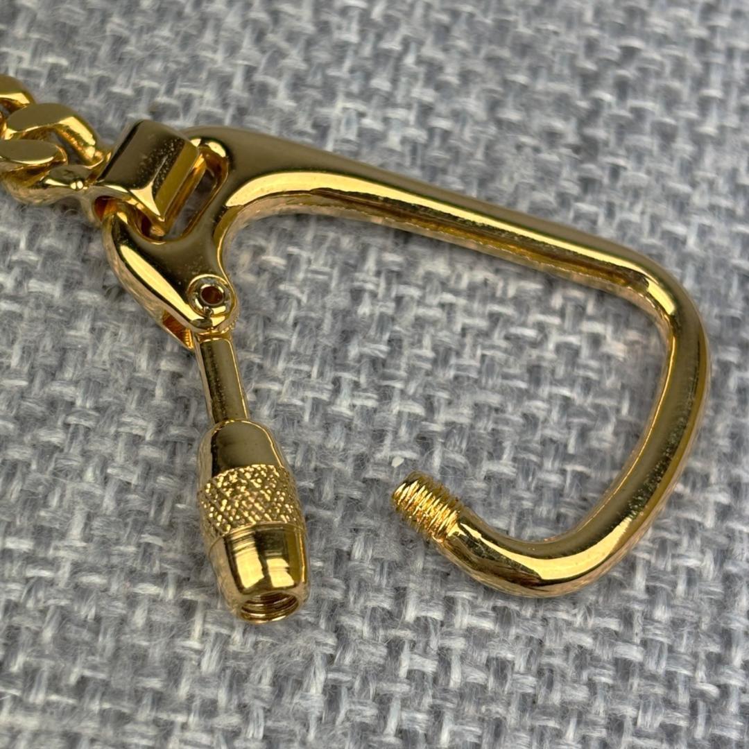 未使用ダンヒル★チェーン付き小銭入れ カーフレザー 本革 黒 箱＆袋 イタリア製