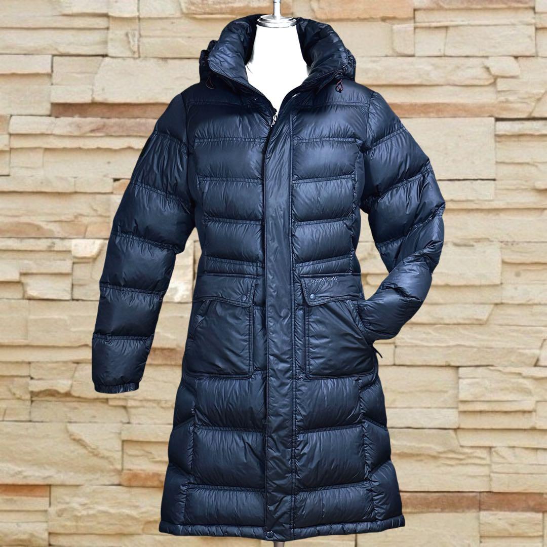 【美品】MONT-BELL EX800 ロングダウンコート　M