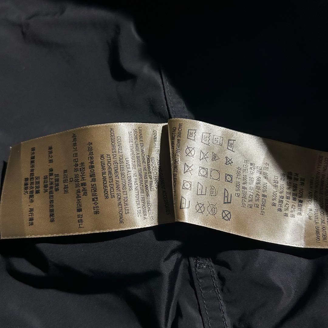 Burberry エステルハーフトレンチコート 黒 ダブル ベルト