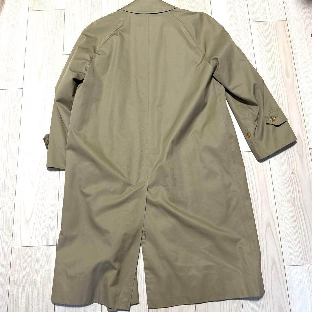 か*お様 極上　イギリス製　バーバリー　バルマカーンコート　ベージュ　ステンカラ