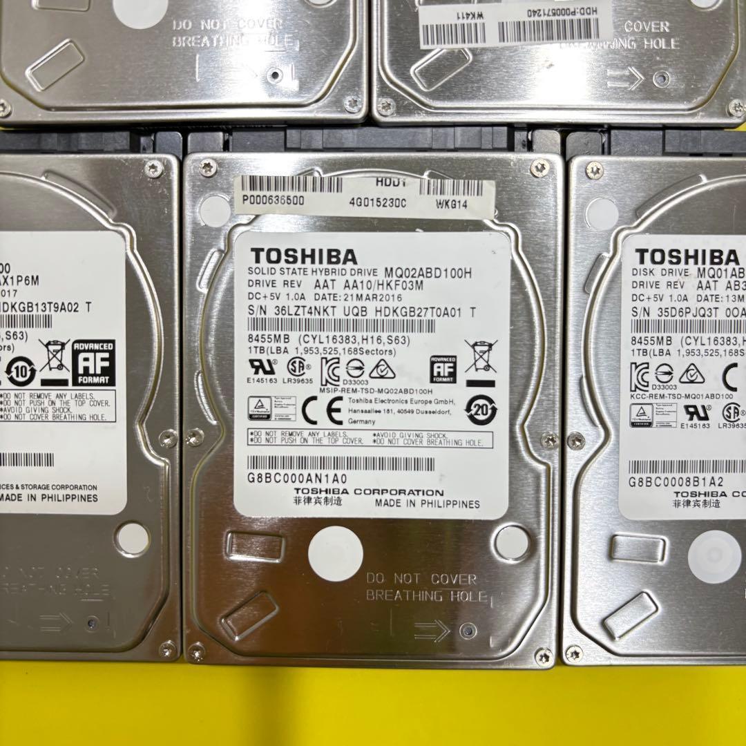 【1TB】【TOSHIBA製 統一‼】★動作良好★2.5インチ★内臓HDD★