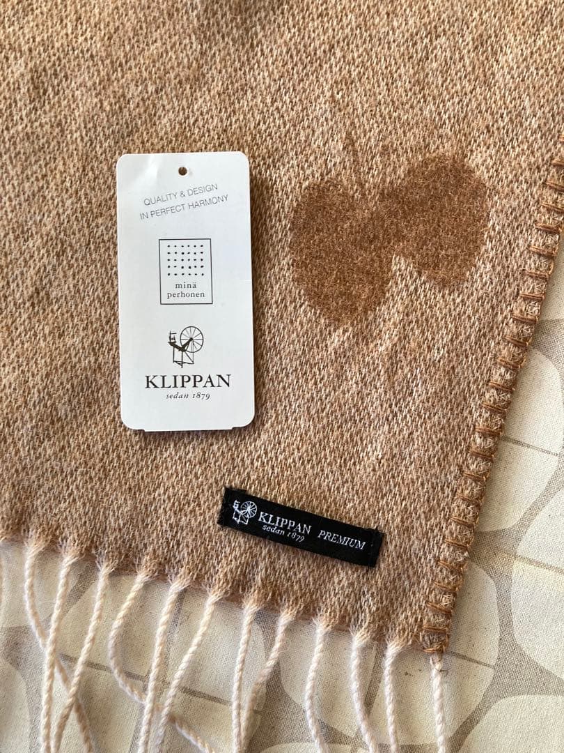 KLIPPAN ストール CHOUCHO テラコッタ mina perhonen