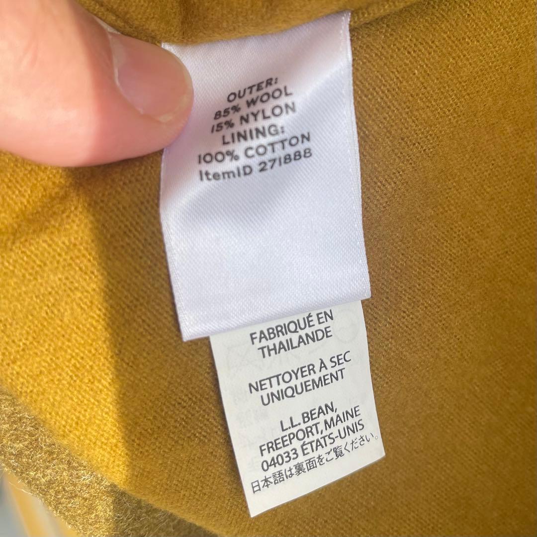 E*y様 美品☆LLビーンシグネチャー S ウールメルトンフーデットコート